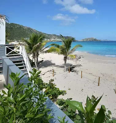 Villa rentals on the beach in St. Barthelemy