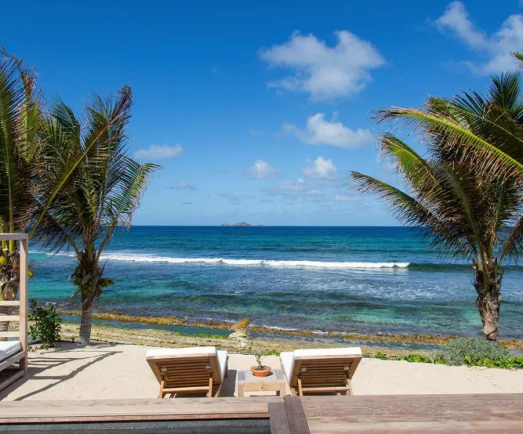 vacation rental photo St Barthelemy WV ACG Villa Greenheart St Barts Villa ACGdek01 desktop