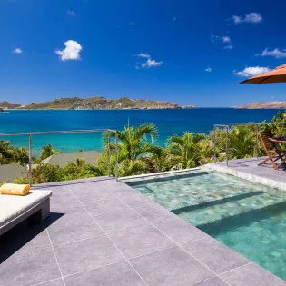  vacation rental photo St Barthelemy WV AUS Villa Mirande St Barts Villa AUSdek05 desktop SBP