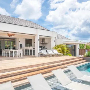  vacation rental photo St Barthelemy WV BST Villa Bastide St Barts Villa BSTdek03 desktop SBP