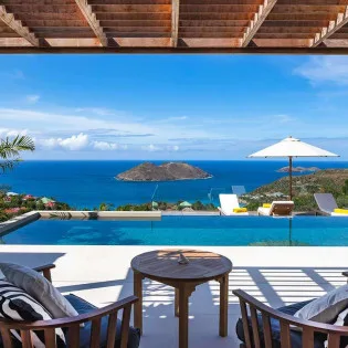  vacation rental photo St Barthelemy WV LER Villa Les Roches St Barts Villa LERpol04 desktop