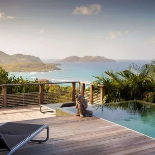  vacation rental photo St Barthelemy WV NGE Villa Angelique St Barts Villa ngedek03 desktop SBP