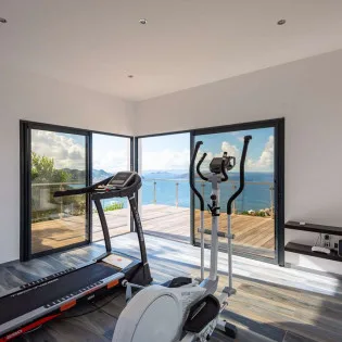 0 vacation rental photo St Barthelemy WV GDV Villa Golden View St Barts Villa gdvgym01 desktop SBP