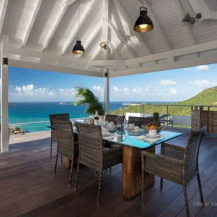 0 vacation rental photo St Barthelemy WV IEW Villa W View St Barts Villa iewdin01 desktop SBP