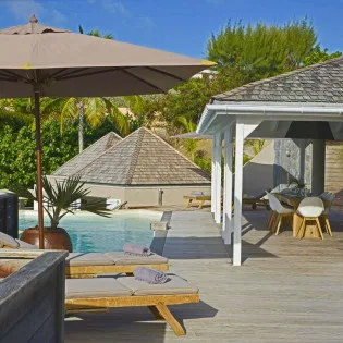 0 vacation rental photo St Barthelemy WV LAR Villa Lagon Rose St Barts Villa LARdek08 desktop SBP