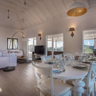 1 vacation rental photo St Barthelemy WV IEW Villa W View St Barts Villa iewdin02 desktop SBP