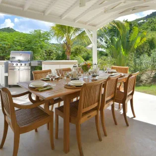 1 vacation rental photo St Barthelemy WV KRL Villa Kir Royale St Barts Villa KRLdin01 desktop SBP