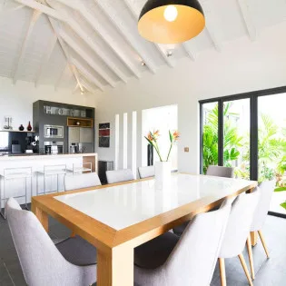 1 vacation rental photo St Barthelemy WV VLY Villa Valley St Barts Villa VLYdin01 desktop SBP
