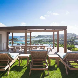 2 vacation rental photo St Barthelemy WV AOM Villa Aum St Barts Villa AOMext01 desktop