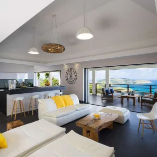 2 vacation rental photo St Barthelemy WV CLM Villa  St Barts Villa clmliv02 desktop SBP
