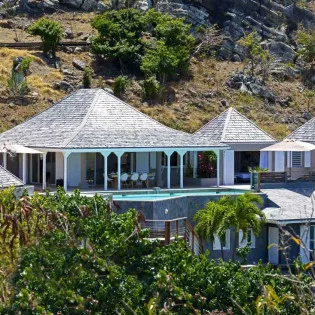 2 vacation rental photo St Barthelemy WV LAR Villa Lagon Rose St Barts Villa LARext01 desktop SBP