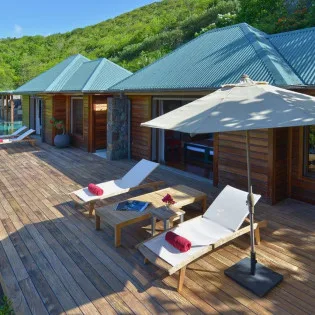 2 vacation rental photo St Barthelemy WV MJP Villa Sauvage St Barts Villa mjpdek03 desktop SBP