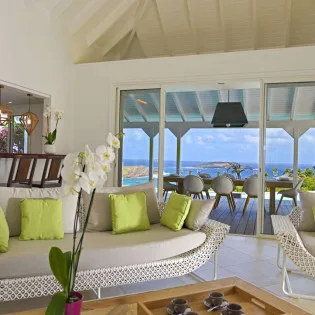 3 vacation rental photo St Barthelemy WV LAR Villa Lagon Rose St Barts Villa LARliv01 desktop SBP