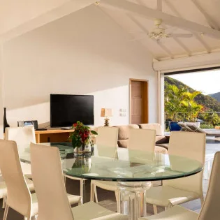 4 vacation rental photo St Barthelemy WV AUS Villa Mirande St Barts Villa AUSdin01 desktop
