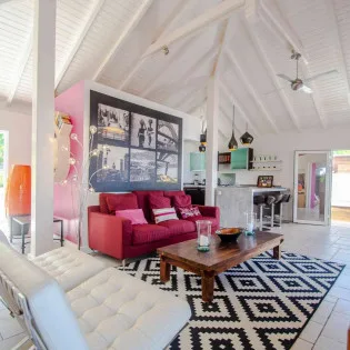 4 vacation rental photo St Barthelemy WV VLC Villa Vague Bleu St Barts Villa VLCliv02 desktop SBP