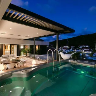 5 vacation rental photo St Barthelemy WV GUL Villa Gustavia Lights St Barts Villa GULngt02 desktop SBP