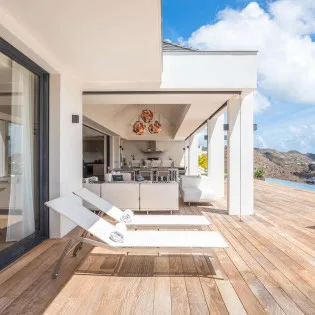 7 vacation rental photo St Barthelemy WV BST Villa Bastide St Barts Villa BSTdek04 desktop SBP