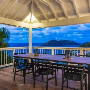 8 vacation rental photo St Barthelemy WV ACI Villa Acai St Barts Villa ACIdin02 desktop SBP
