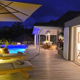 9 vacation rental photo St Barthelemy WV LAR Villa Lagon Rose St Barts Villa LARdek02 desktop SBP