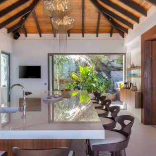 9 vacation rental photo St Barthelemy WV LER Villa Les Roches St Barts Villa LERkit03 desktop SBP