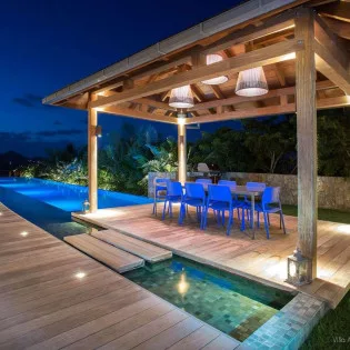 9 vacation rental photo St Barthelemy WV NGE Villa Angelique St Barts Villa ngedek06 desktop SBP