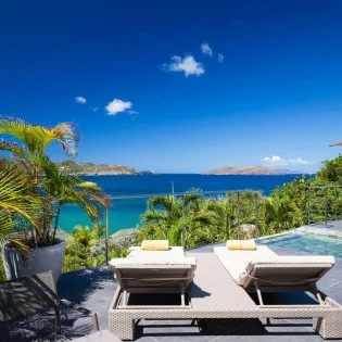  vacation rental photo St Barthelemy WV AUS Villa Mirande St Barts Villa AUSdek01 desktop SBP
