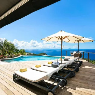  vacation rental photo St Barthelemy WV GGL Villa Villa Grand Large St Barts Villa GGLdek01 desktop SBP