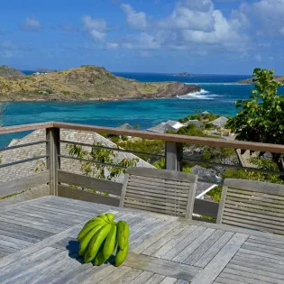  vacation rental photo St Barthelemy WV LAR Villa Lagon Rose St Barts Villa LARdek10 desktop SBP