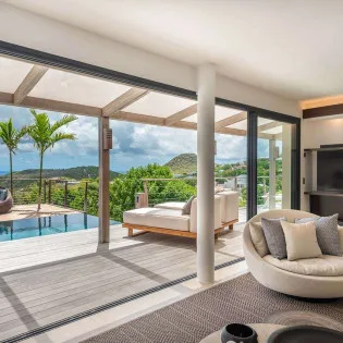  vacation rental photo St Barthelemy WV ONE Villa Casawapa St Barts Villa ONEliv02 desktop SBP