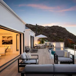 0 vacation rental photo St Barthelemy WV CIO Villa Iris St Barts Villa CIOdek04 desktop SBP