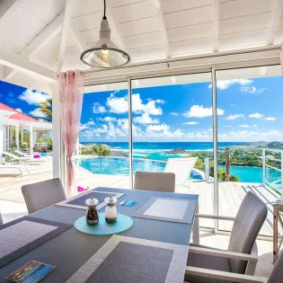 1 vacation rental photo St Barthelemy WV NOC Villa Nocean St Barts Villa NOCdin01 desktop SBP