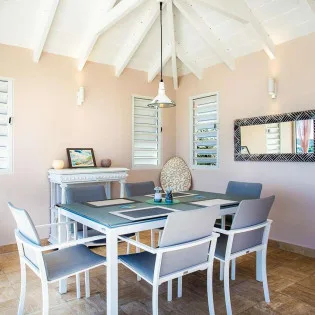 2 vacation rental photo St Barthelemy WV NOC Villa Nocean St Barts Villa NOCdin02 desktop SBP
