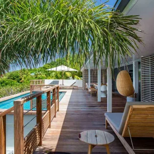 6 vacation rental photo St Barthelemy WV SUM Villa Summertime St Barts Villa sumdek03 desktop SBP
