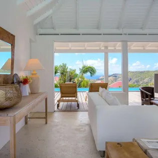 3 vacation rental photo St Barthelemy WV BBA Villa Supersky St Barts Villa bbaliv04 desktop SBP