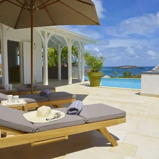  vacation rental photo St Barthelemy WV AJL Villa Lagon Jaune St Barts Villa AJLdek04 desktop