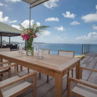  vacation rental photo St Barthelemy WV GEA Villa Gearon St Barts Villa geadek01 desktop SBP