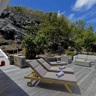  vacation rental photo St Barthelemy WV LAR Villa Lagon Rose St Barts Villa LARdek01 desktop SBP