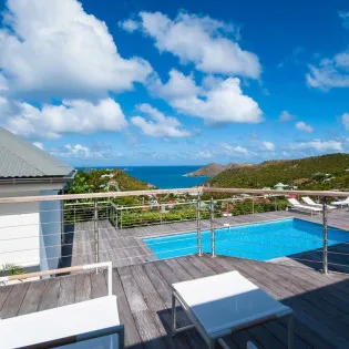  vacation rental photo St Barthelemy WV LUM Villa Lumiere St Barts Villa LUMdek01 desktop SBP
