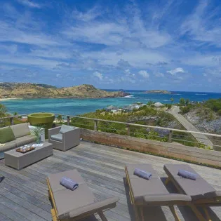  vacation rental photo St Barthelemy WV AJL Villa Lagon Jaune St Barts Villa AJLdek05 desktop