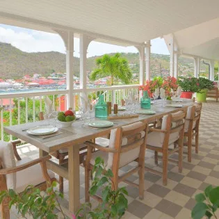  vacation rental photo St Barthelemy WV VGV Villa Gustavia Views St Barts Villa VGVdin01 desktop