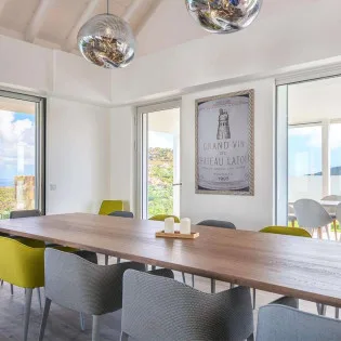  vacation rental photo St Barthelemy WV VIN Villa Wine Note St Barts Villa VINdin01 desktop