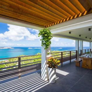  vacation rental photo St Barthelemy WV CLM Villa  St Barts Villa clmter03 desktop SBP