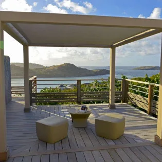  vacation rental photo St Barthelemy WV LAR Villa Lagon Rose St Barts Villa LARdek04 desktop SBP