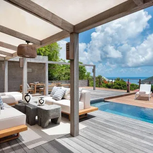  vacation rental photo St Barthelemy WV ONE Villa Casawapa St Barts Villa ONEdek01 desktop