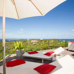  vacation rental photo St Barthelemy WV AGV Villa Ti Agave St Barts Villa agvdek04 desktop SBP