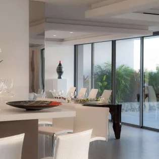  vacation rental photo St Barthelemy WV AXL Villa Axel Rocks St Barts Villa axldin03 desktop SBP