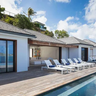  vacation rental photo St Barthelemy WV CAA Villa Cap Azul St Barts Villa CAAdek01 desktop