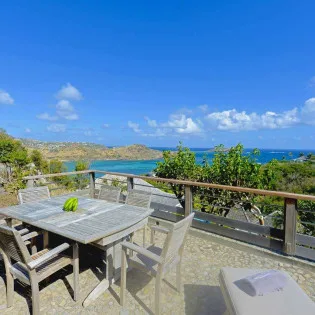  vacation rental photo St Barthelemy WV LAR Villa Lagon Rose St Barts Villa LARdek05 desktop SBP