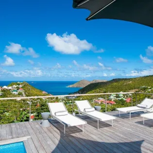  vacation rental photo St Barthelemy WV LUM Villa Lumiere St Barts Villa LUMdek05 desktop SBP
