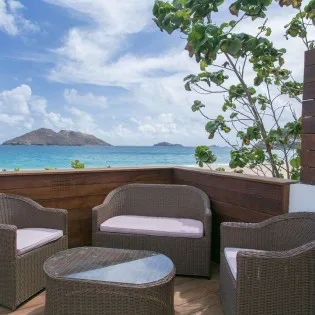  vacation rental photo St Barthelemy WV VDD Villa Villa Do Dragan St Barts Villa VDDdek01 desktop SBP